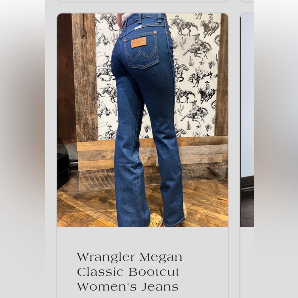 Wrangler bootcut womens highrise